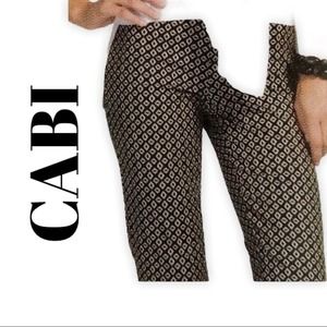CAbi Women's Black and Beige Trousers 8
